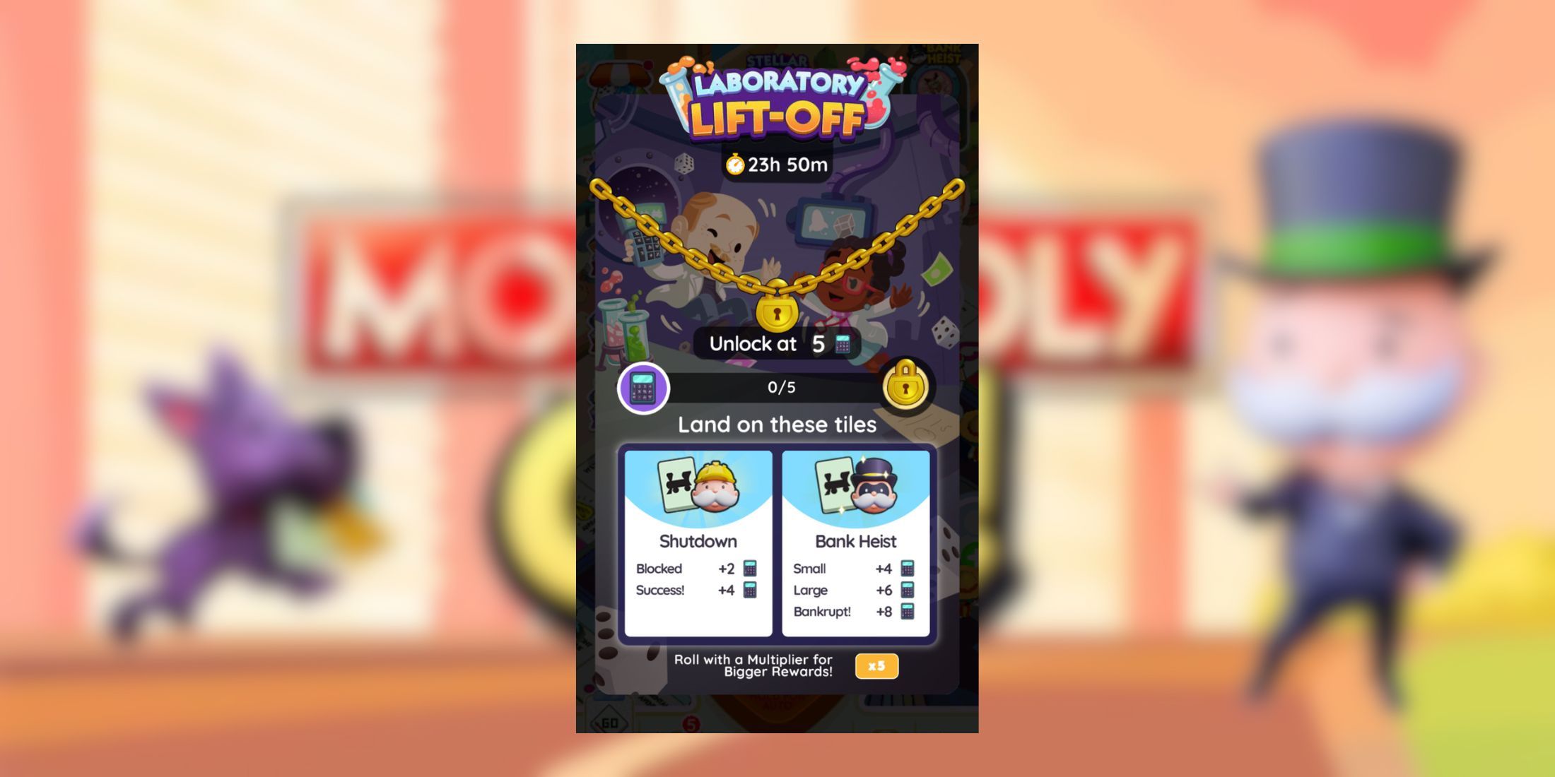 Monopoly GO: Laboratory Lift Off Rewards And Milestones