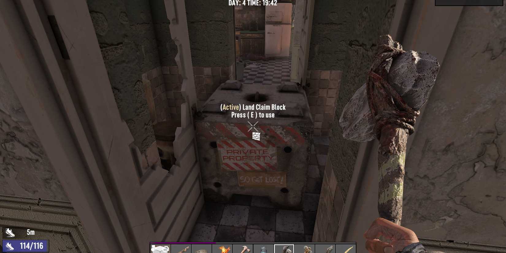 land claim block use 7 days to die