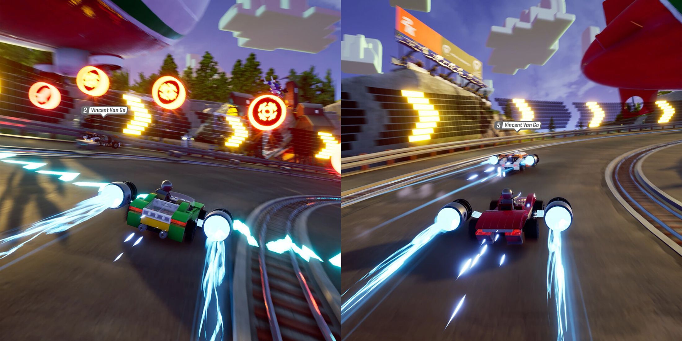 LEGO 2K Drive cars