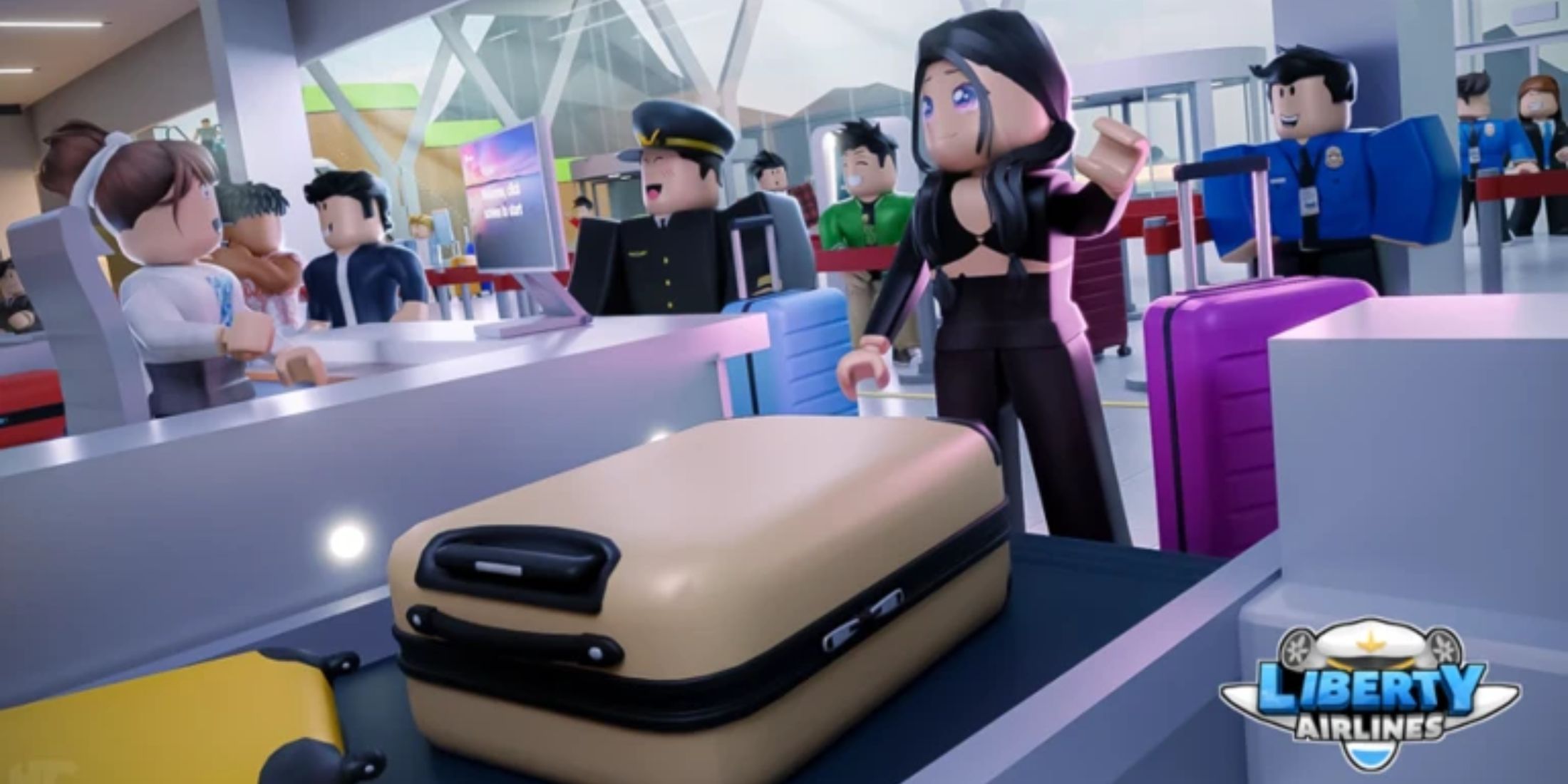 Liberty Airport Flight Simulator RP characters