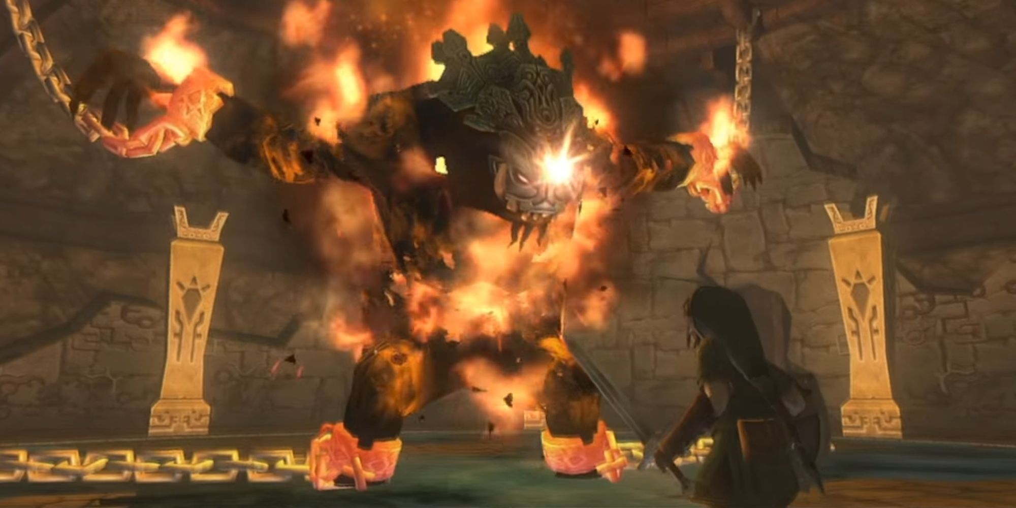 Link encounters Fyrus, who sets himself ablaze.