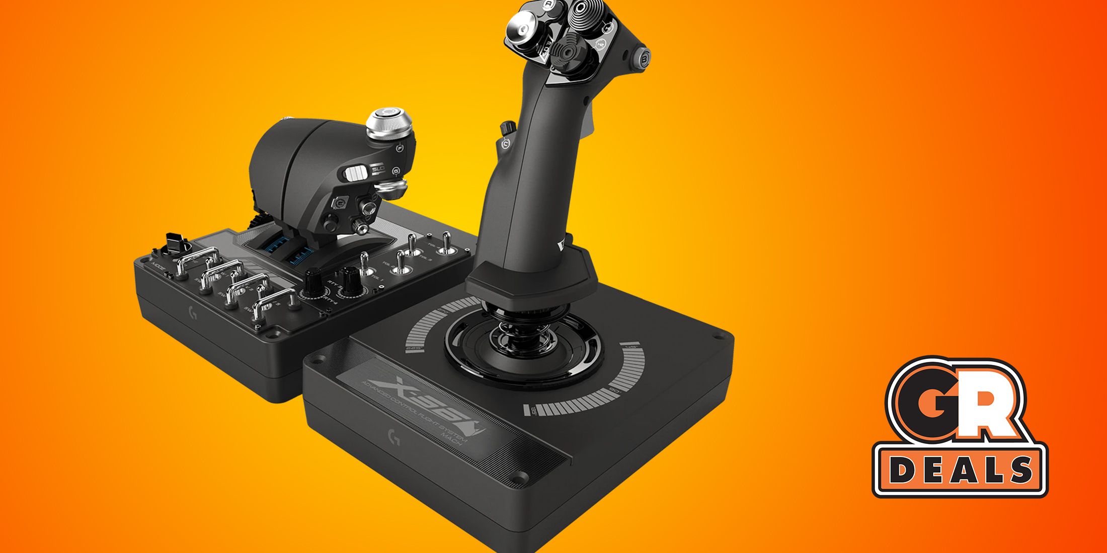 LOGICOOL X56 HOTAS フライトスティック＆ラダーペダルセット