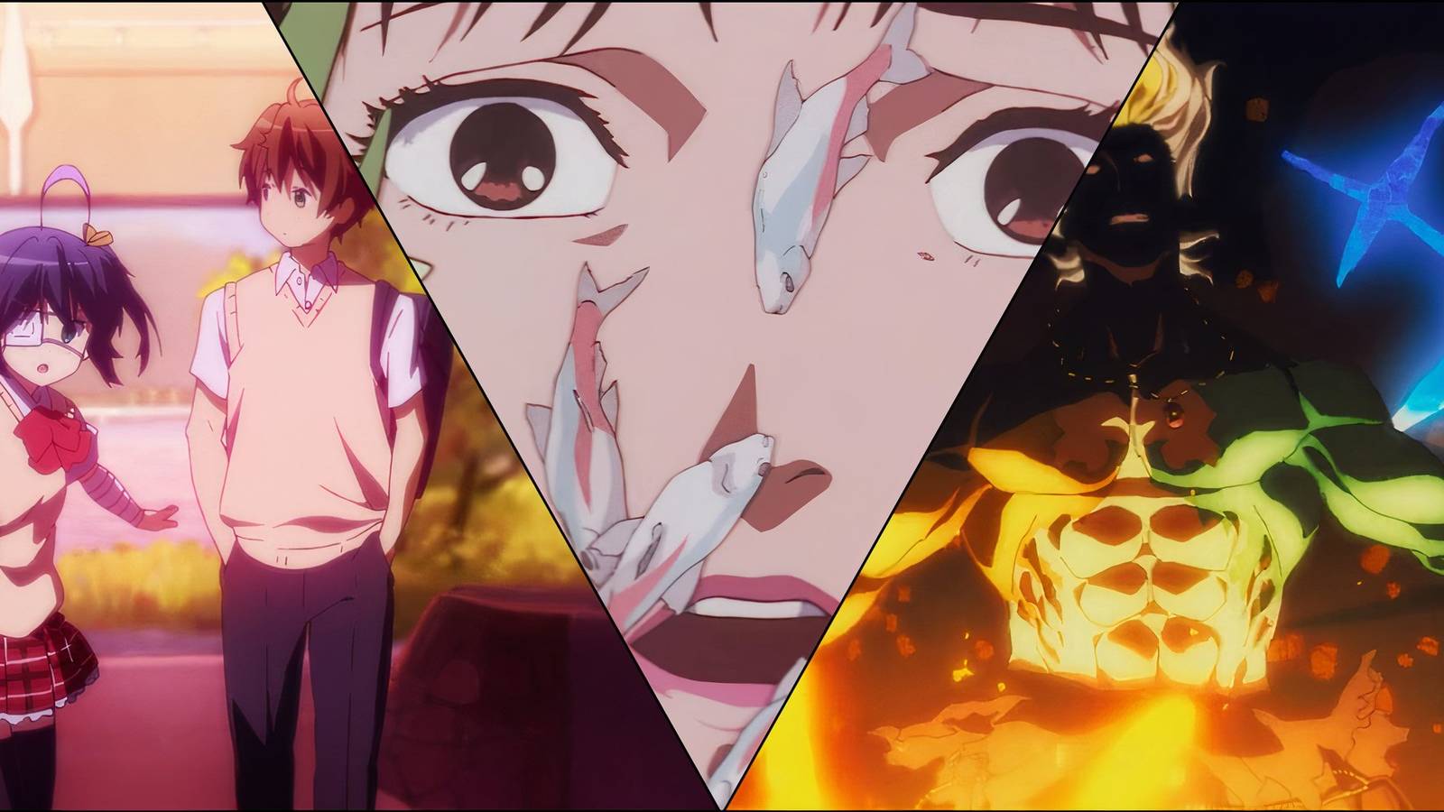 Love, Chunnibyiou, And Other Delusions, Perfect Blue, Black Clover Sword of The Sorcerer King