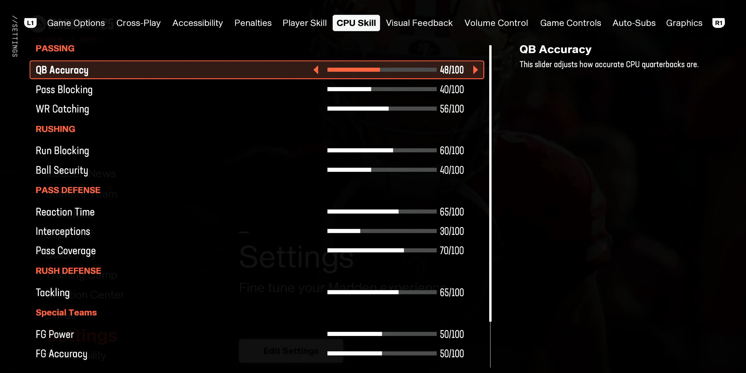 The Most Realistic Madden NFL 25 Slider Settings