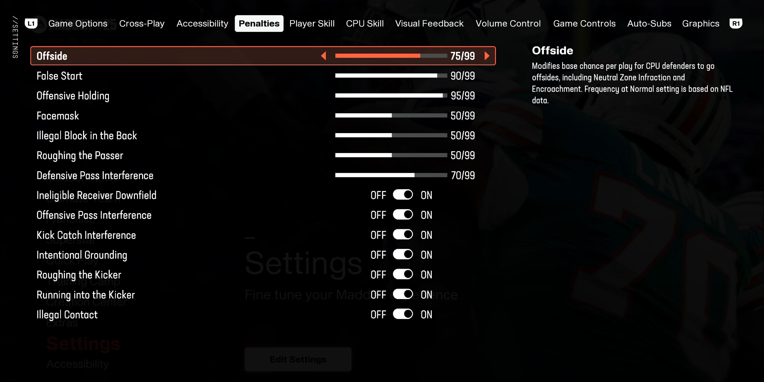 The Most Realistic Madden NFL 25 Slider Settings