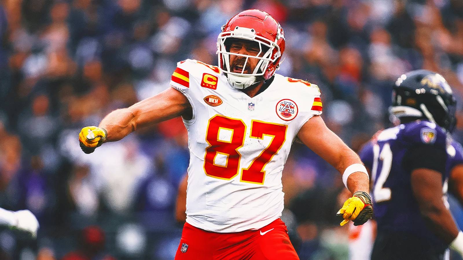 Madden NFL 25 Travis Kelce rating