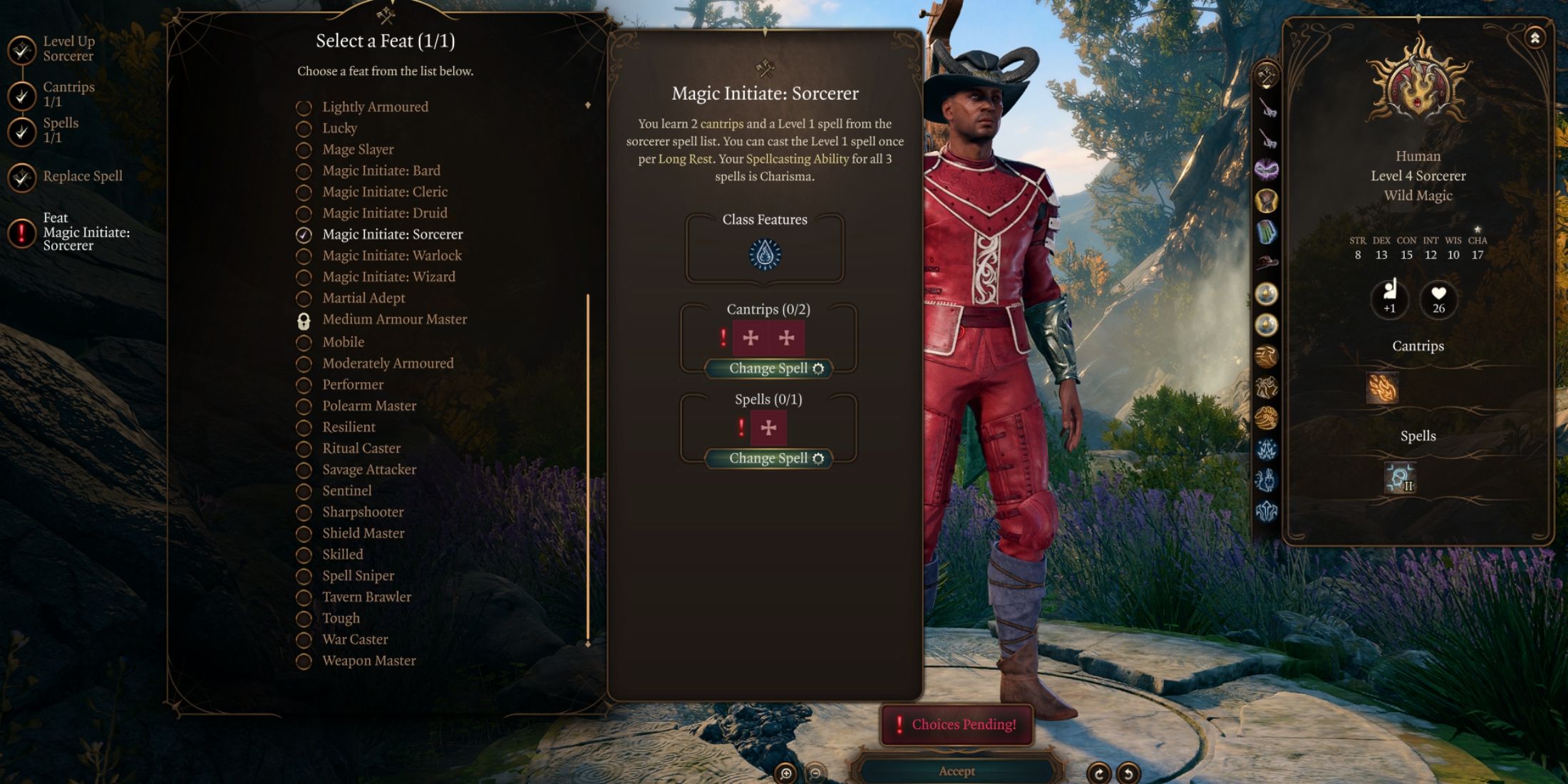The Best Sorcerer Feats In Baldur&rsquo;s Gate 3