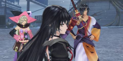 Magilou, Velvet Crowe and Rokurou Rangetsu in Tales of Berseria