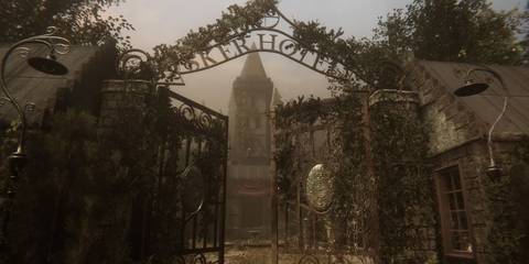 Maid of Sker - walking through the gates of Sker House