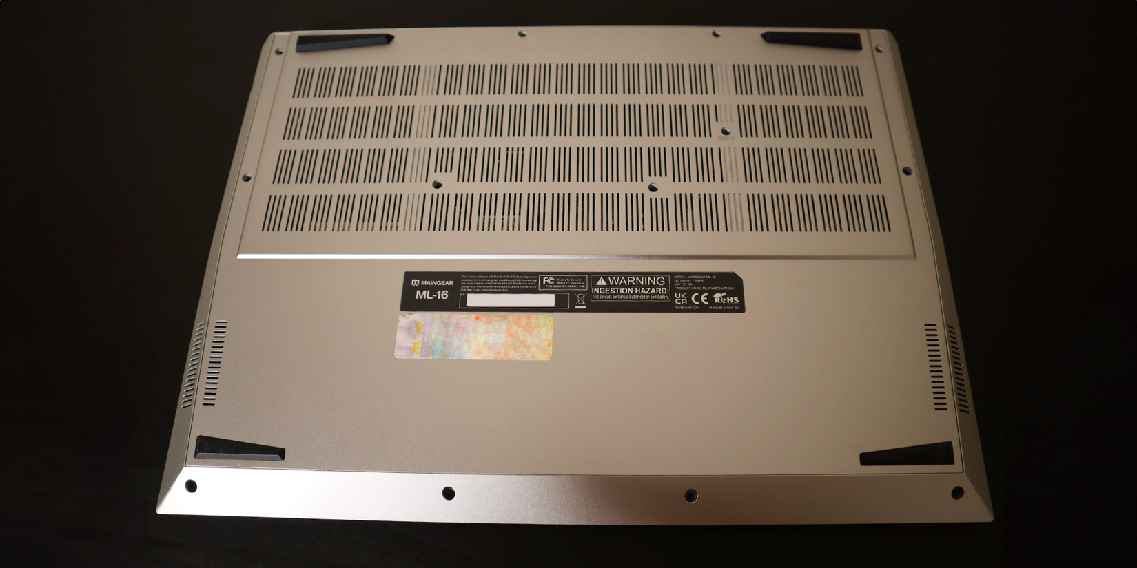 MAINGEAR ML-16 - Back & Ventilation