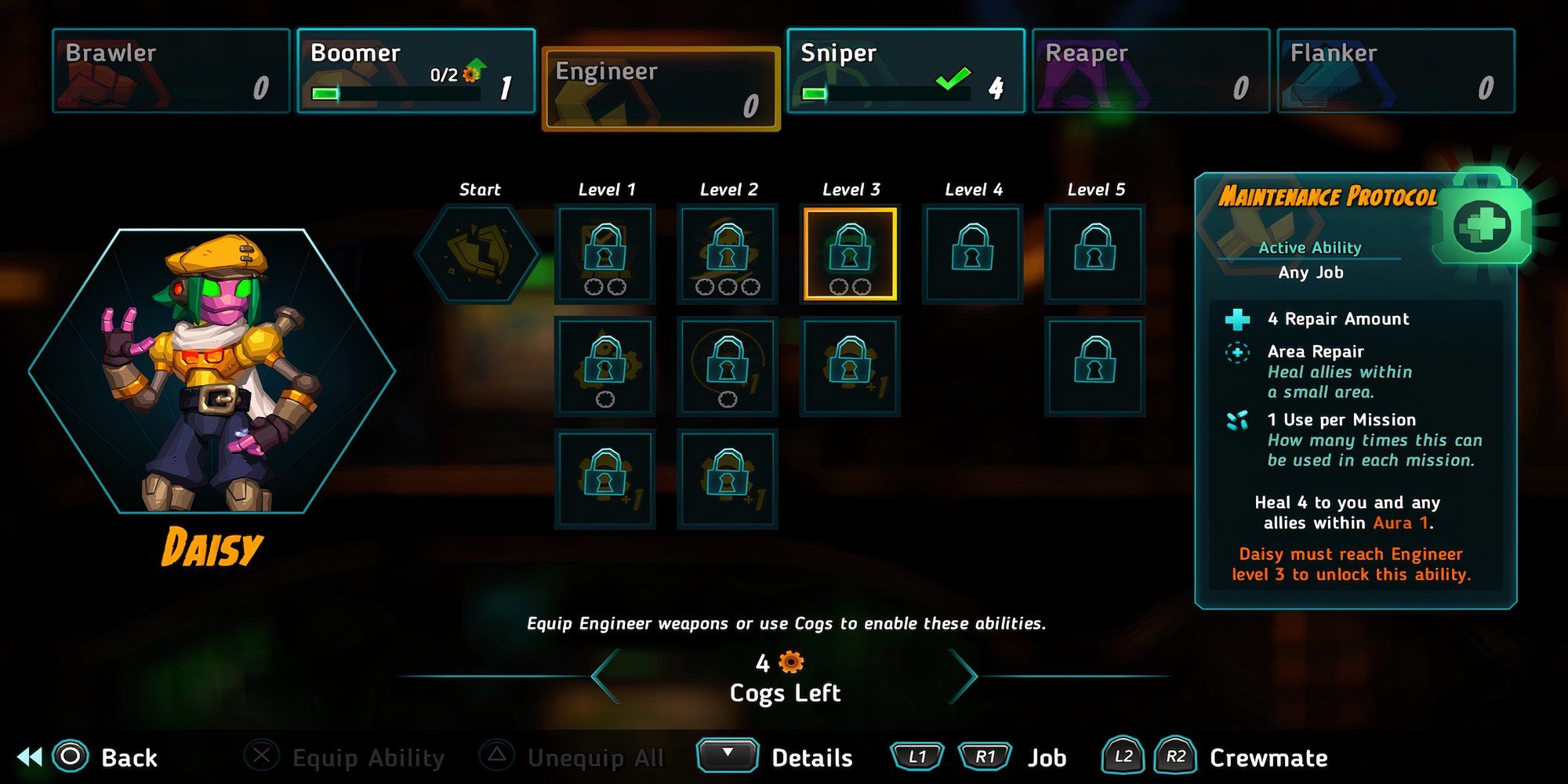 Skills To Unlock First In SteamWorld Heist 2