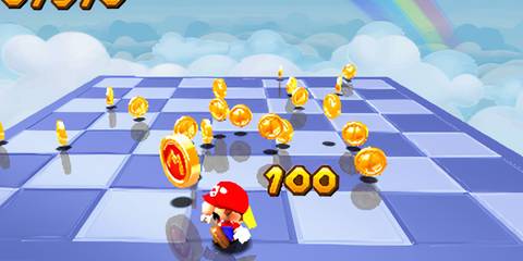 mini mario in a 3d environment