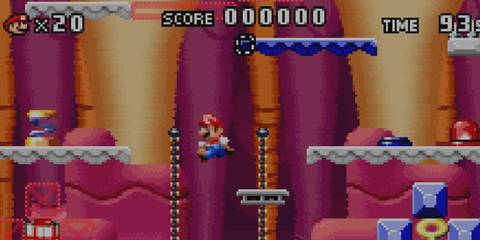 mario jumping a gap