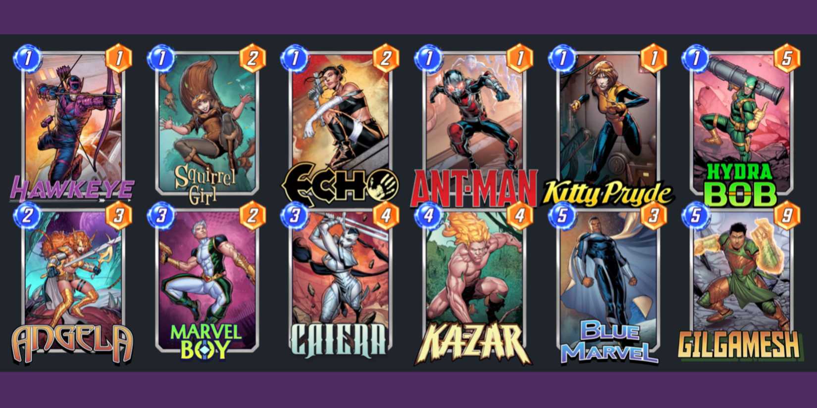 the best deck for marvel boy in marvel snap.