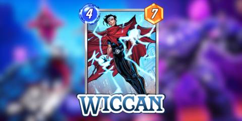 wiccan’s base card in marvel snap.