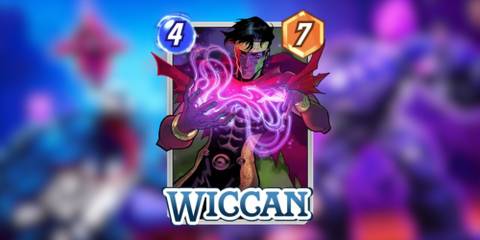 a variant of wiccan card in marvel snap.