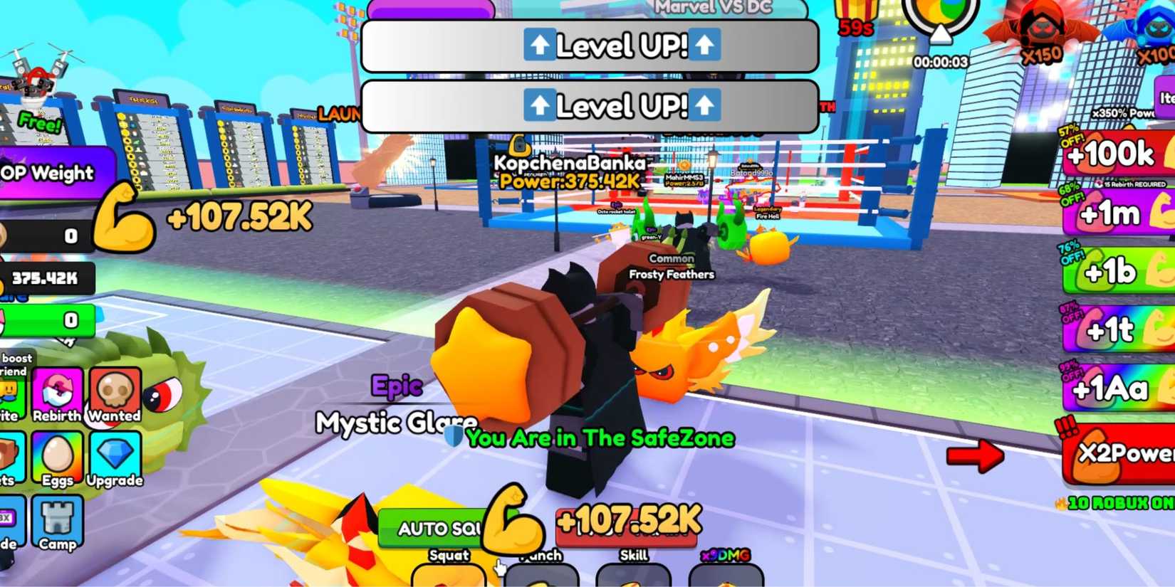 Marvel VS DC character