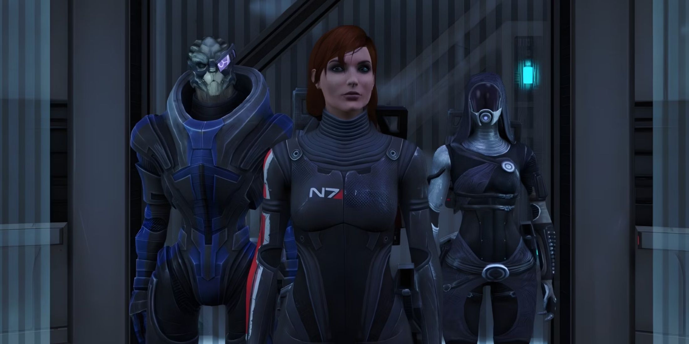 garrus tali and shepard in mass effect 