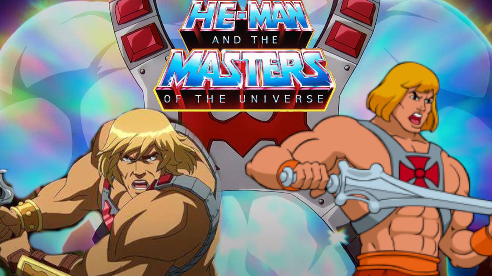 Masters of the Universe He-Man new and 80s versions