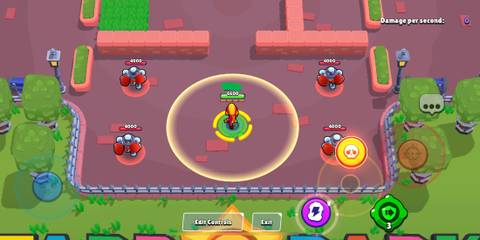 Max aiming his super in Brawl Stars