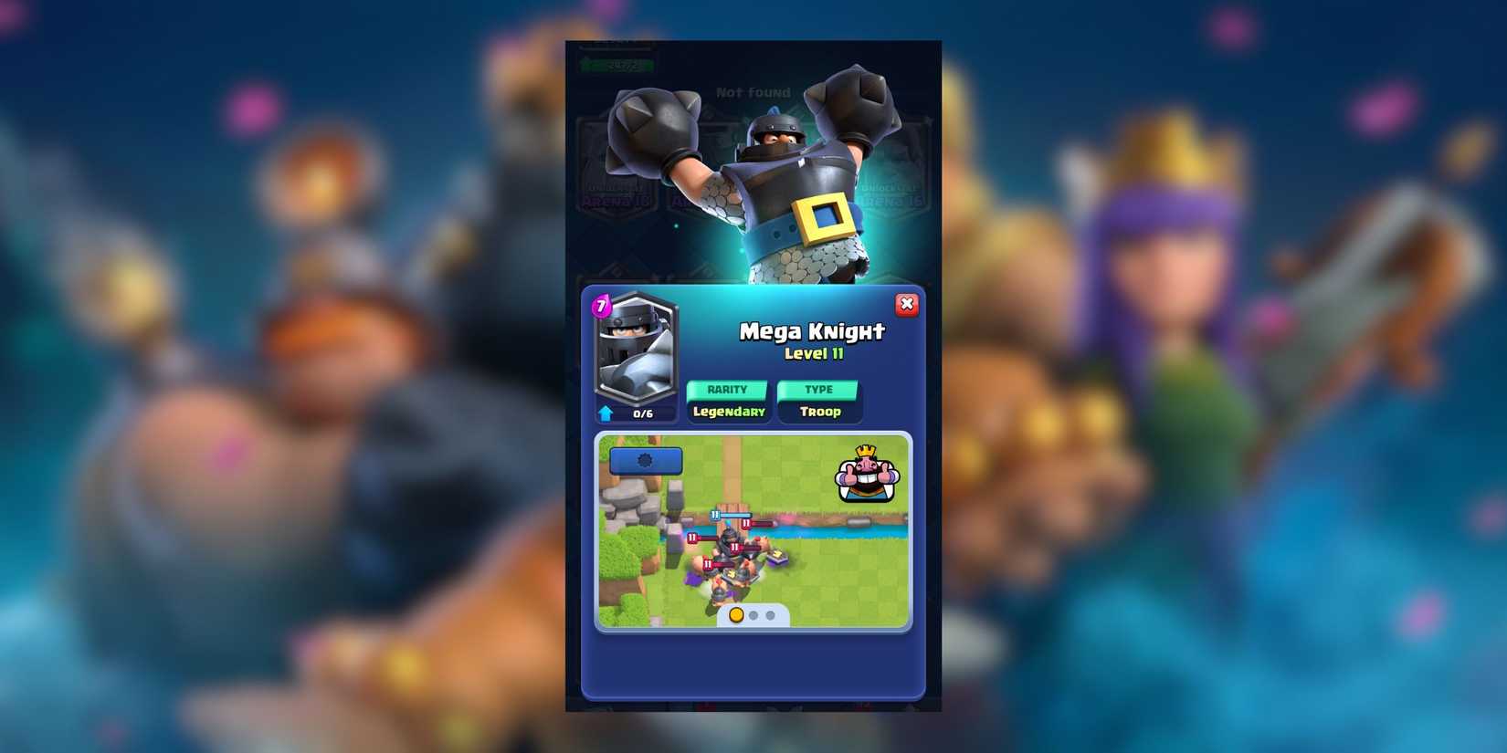 mega knight clash royale