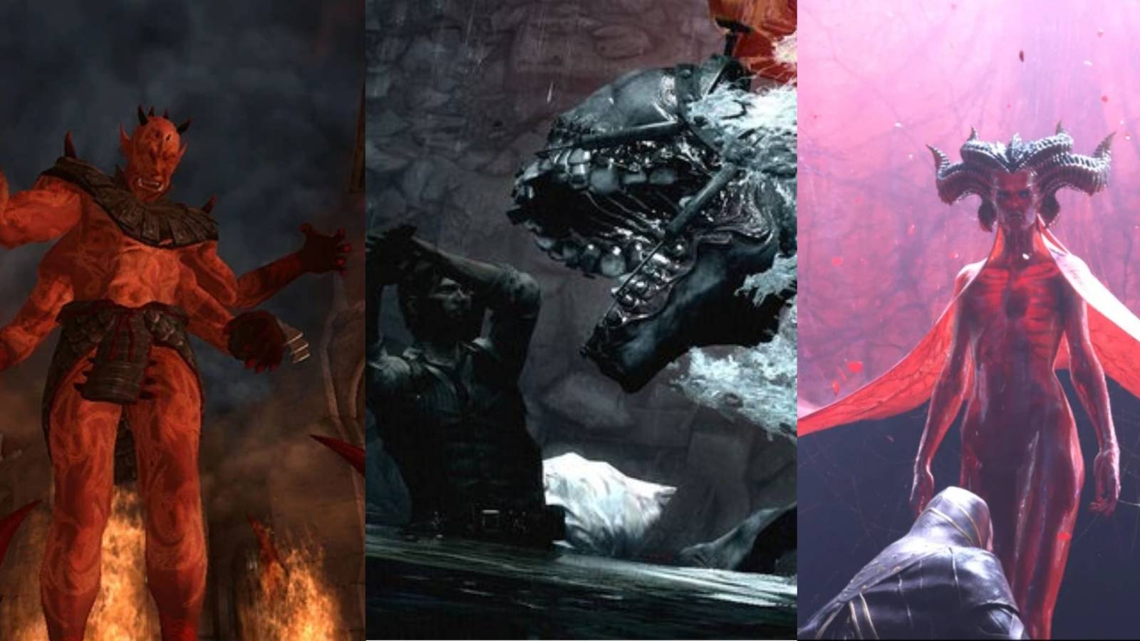 Mehrunes Dagon Oblivion, Kholat Creatures From The Black, Lilith Diablo IV