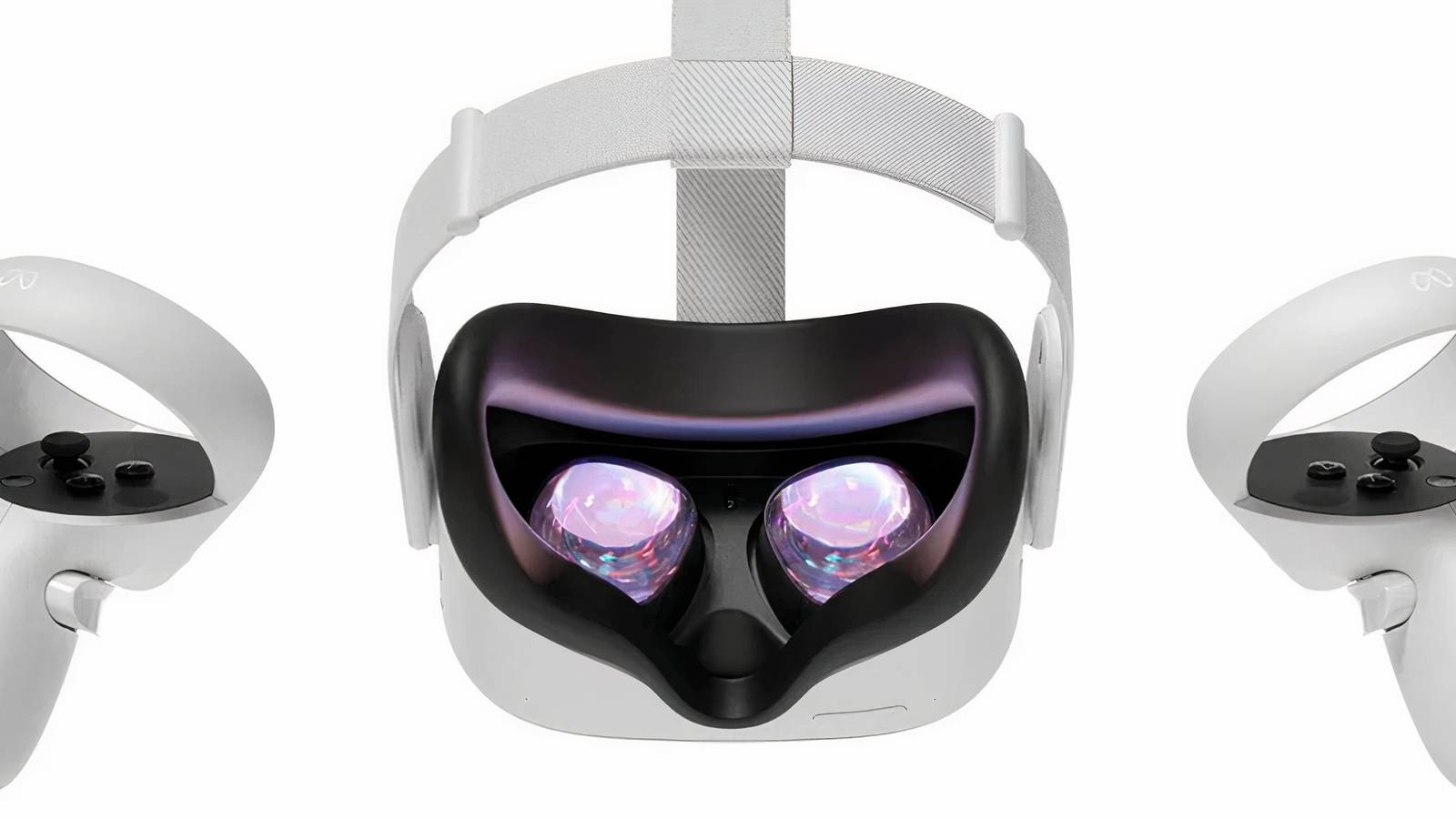 meta quest 2 headset and controllers