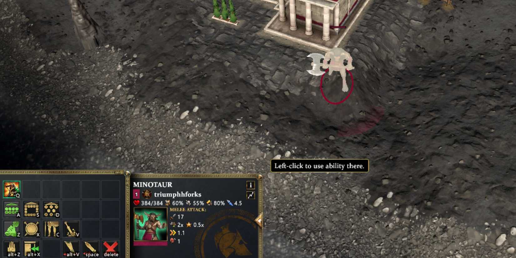 minotaur stats age of mythology retold