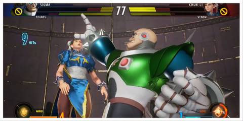 End Of Sigma's Super Move On Chun Li