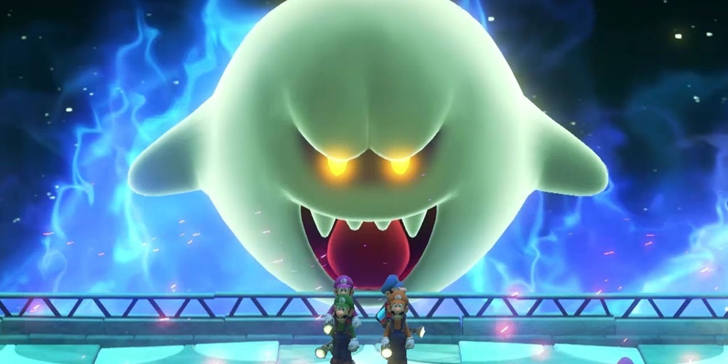 Boolossus boss fight in luigi's mansion 3