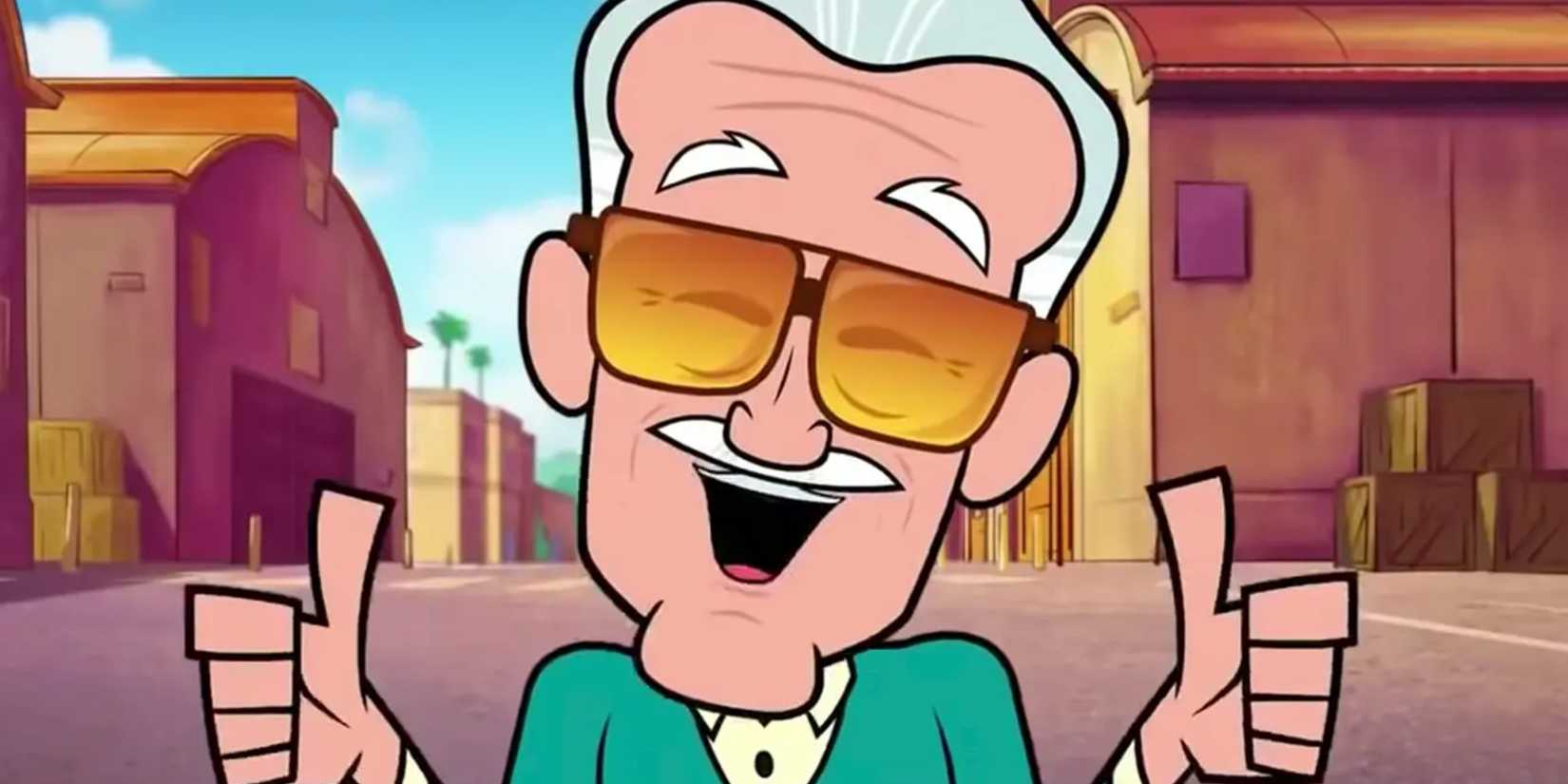 stan lee in teen titans go