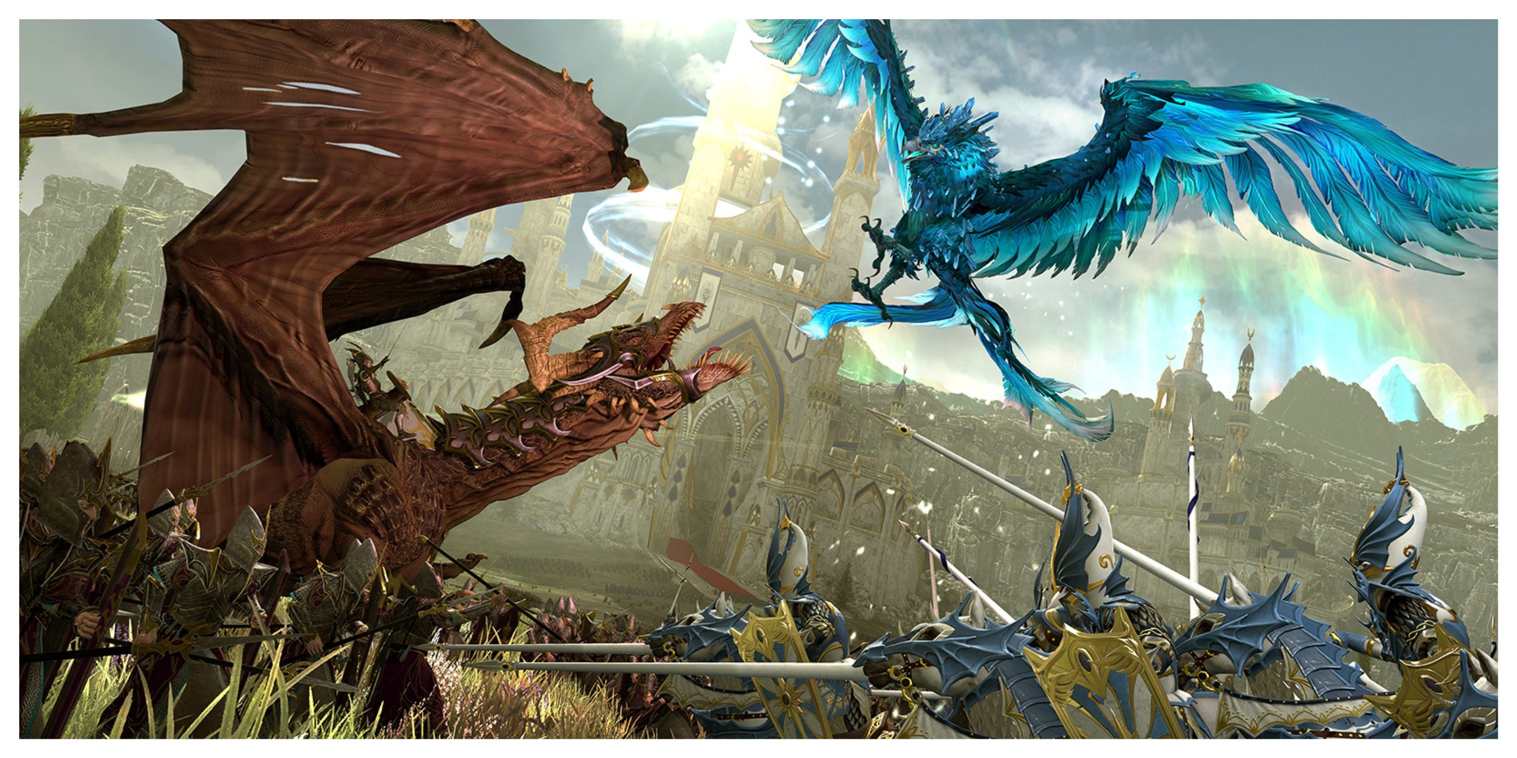 Total War: Warhammer 2 - Steam Screenshot (Dragons Fighting)