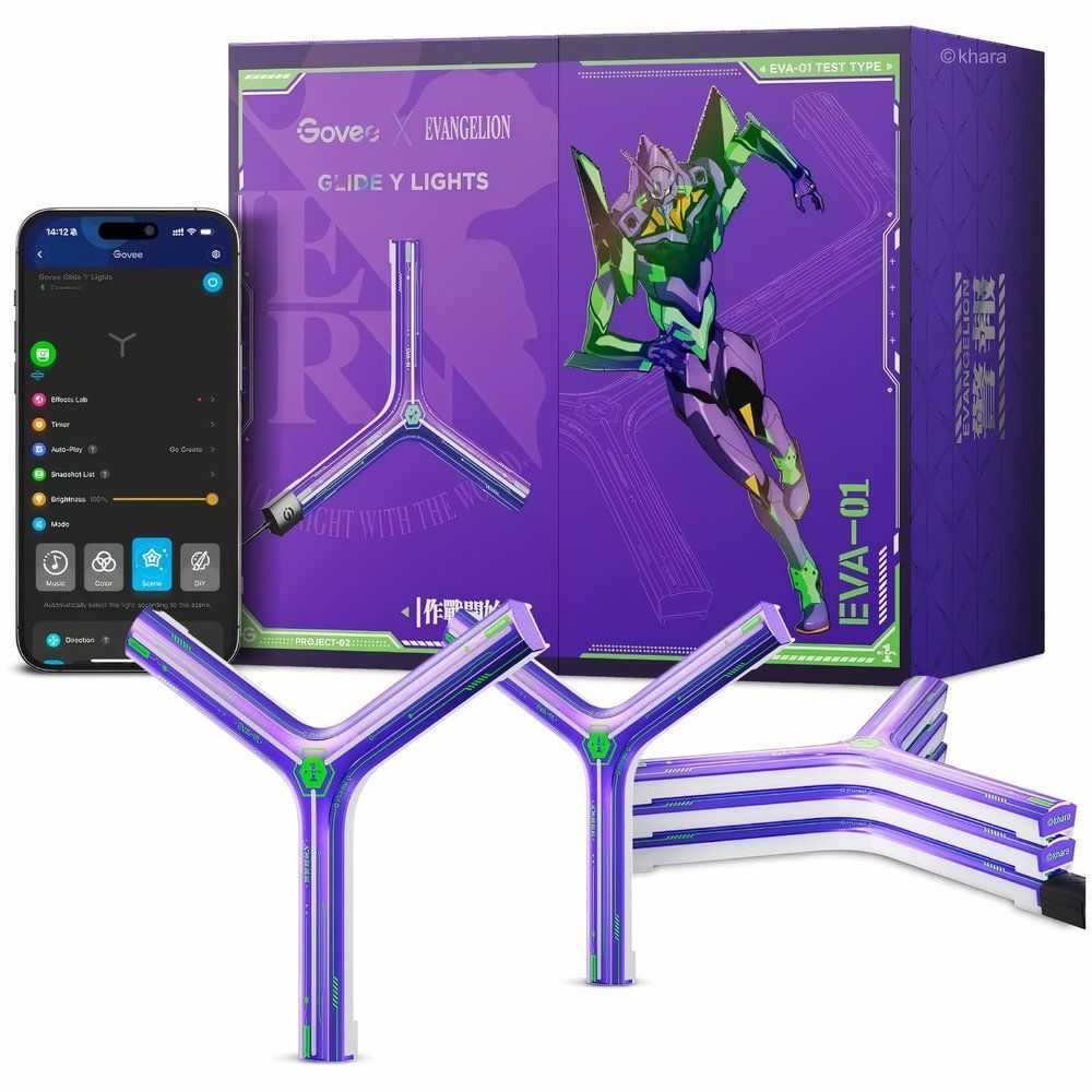 Govee x Evangelion Glide Y Lights smart gaming lights