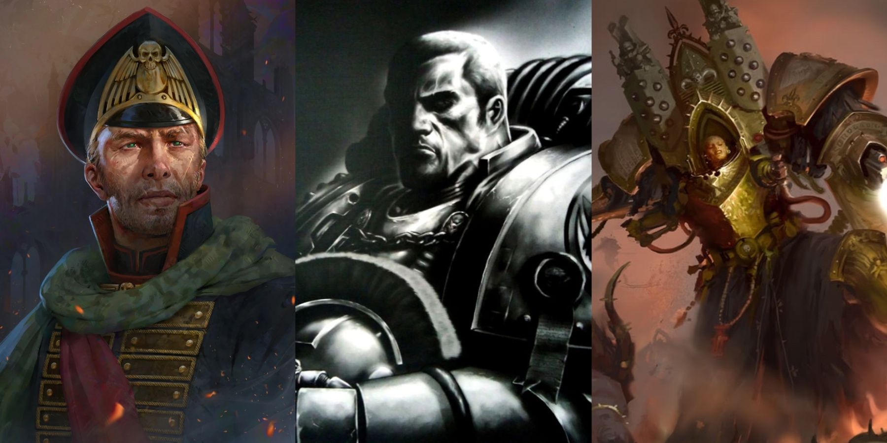 Warhammer 40K: 10 Characters That Deserve A TV Series Gaunt, Loken, and Vahl