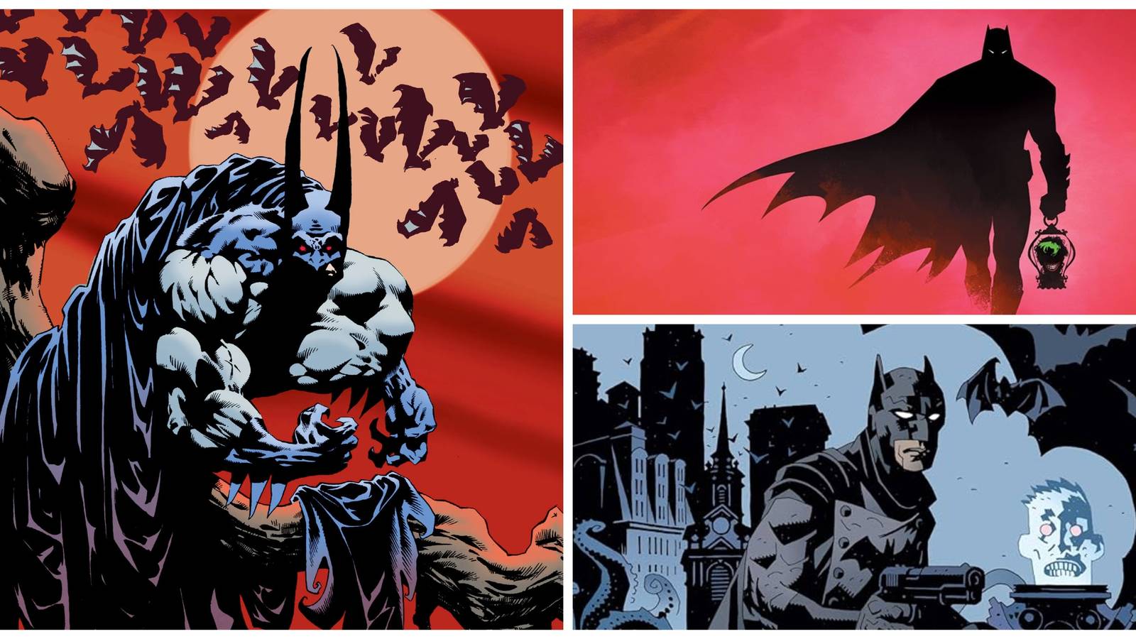 batman: red rain, last knight on earth, the doom that came to gotham