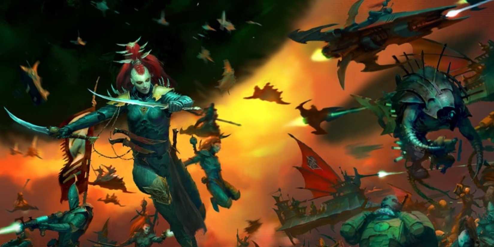 Warhammer 40K: The Strongest Factions According to Lore, Ranked The Drukhari raiding a planet