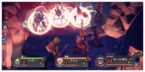 For The King - Steam Screenshot (A Party In Combat)