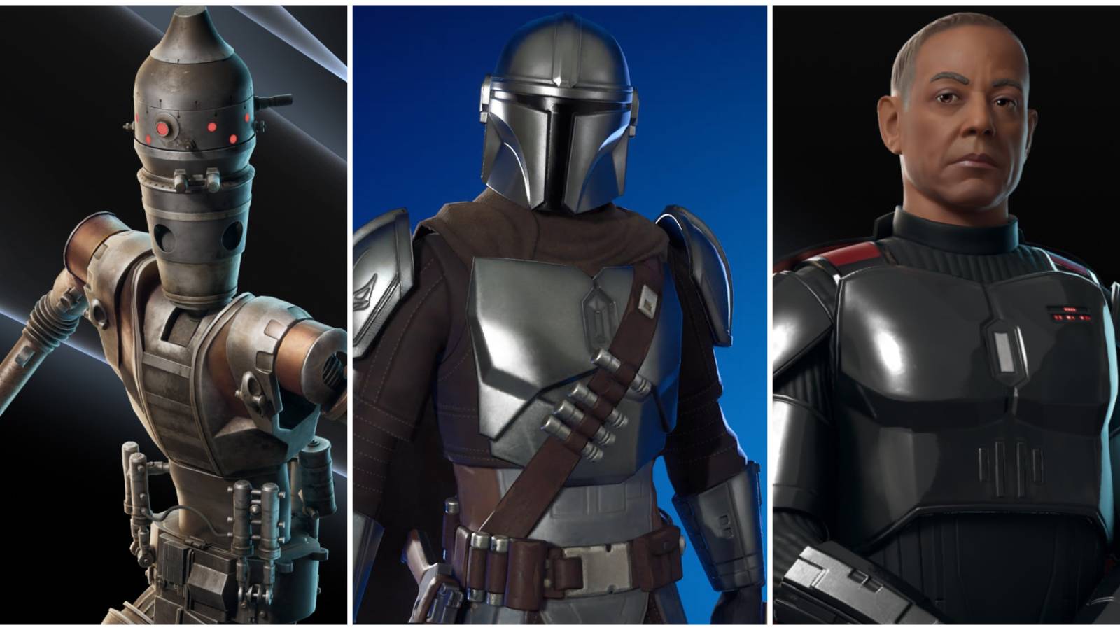 ig-11, the mandalorian, moff gideon