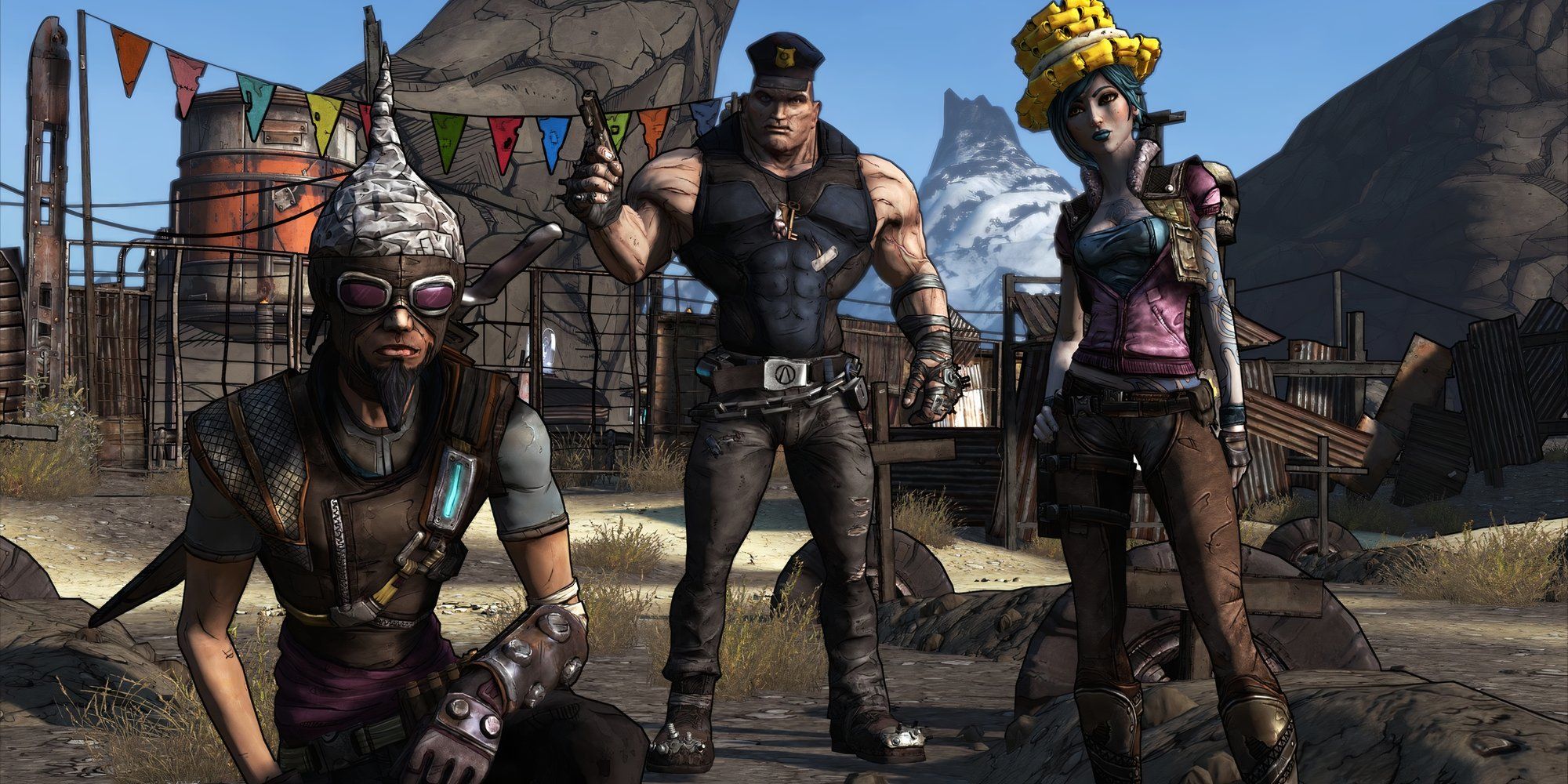 Original Vault hunters from Borderlands 1