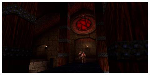 Quake - Steam Screenshot (Enemies Patrolling A Dark Interior)