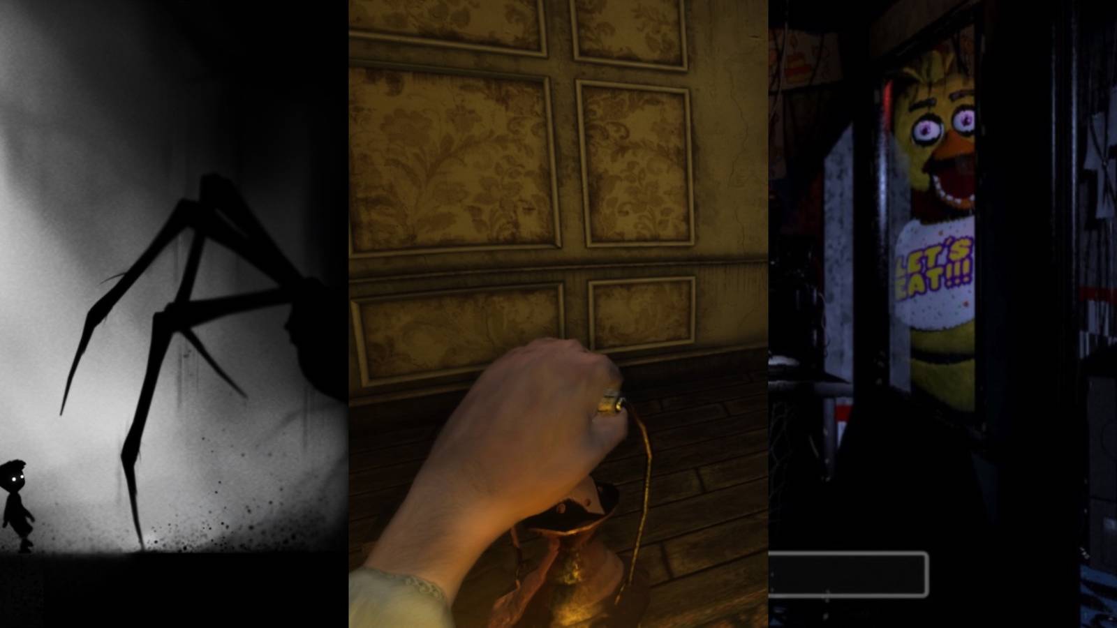6 Influential Indie Horror Games That Changed The Genre, Limbo Amnesia, Five nights at Freddy's