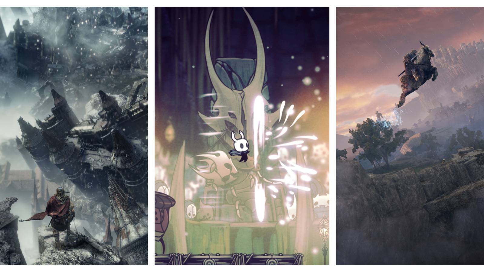 Dark Souls 3 Hollow Knight Elden Ring