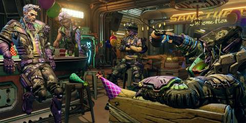 image of the playable characters in Borderlands 3