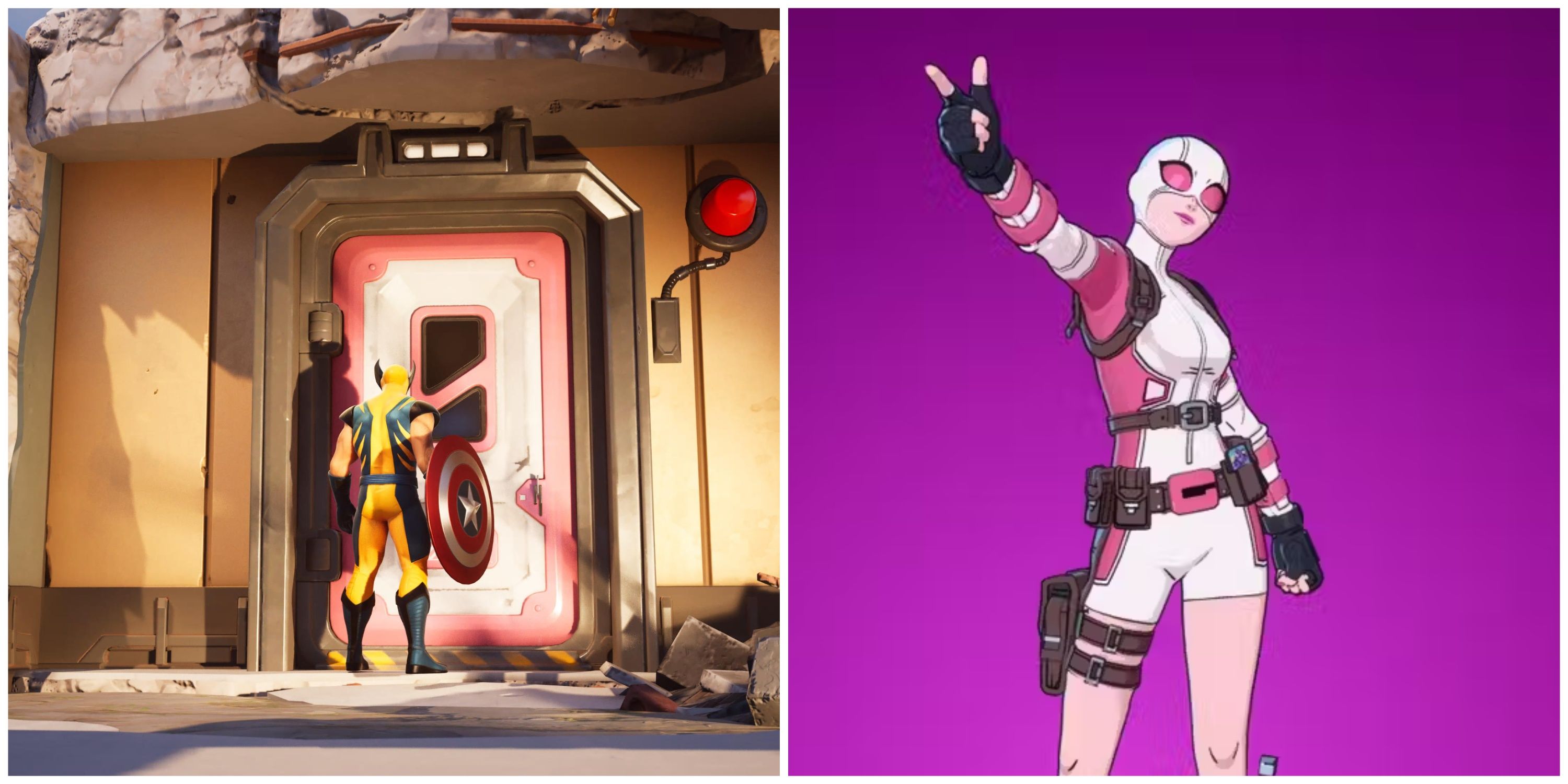 Gwenpool location in Fortnite and Gwenpool skin