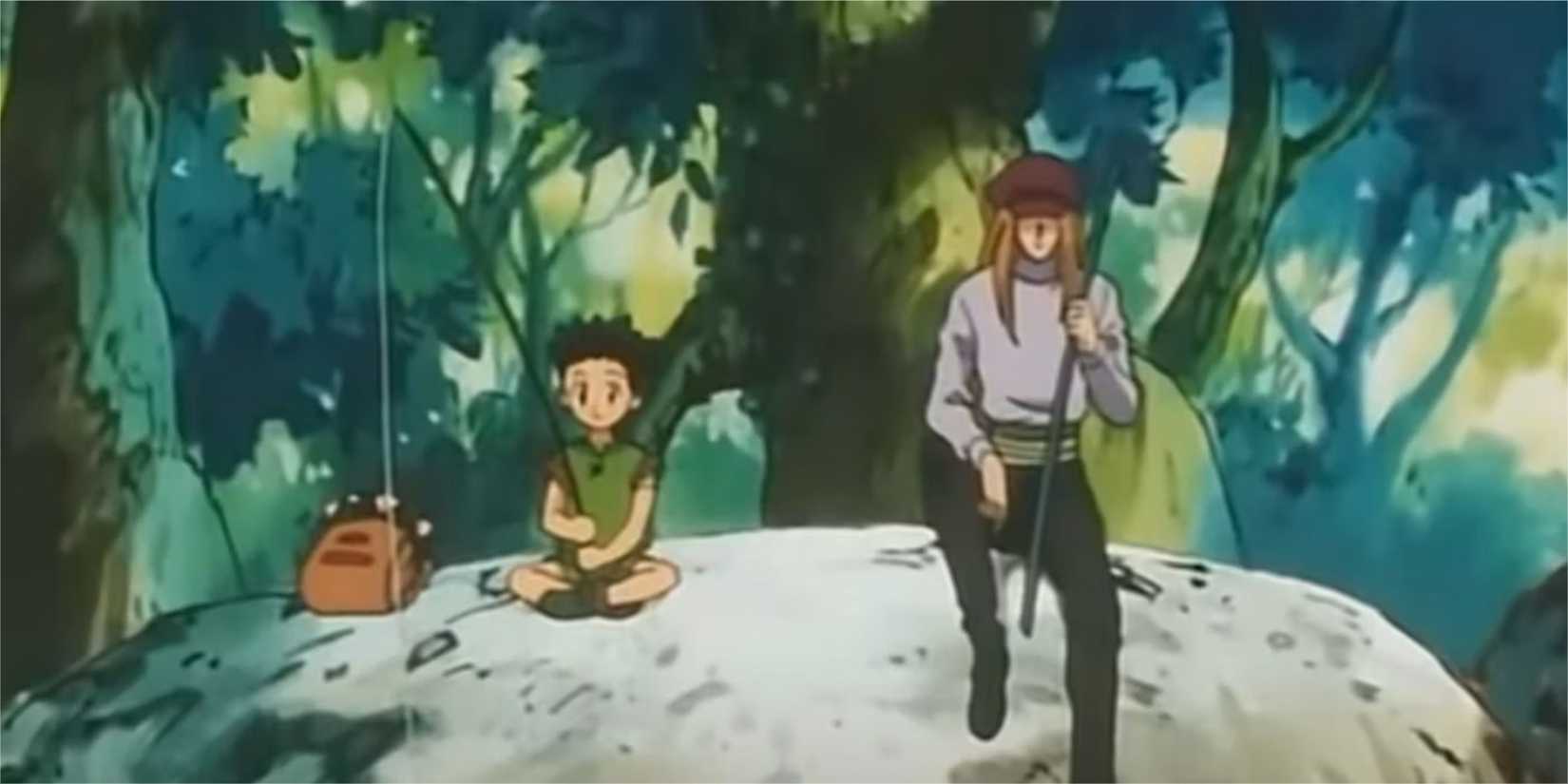 Gon and kite fishing flashback