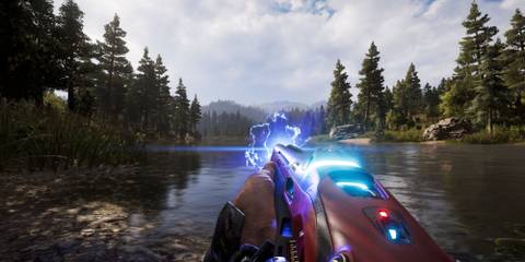 Nerve Reaper First Person Shooting Over River