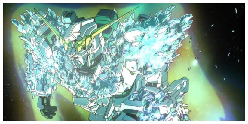 The Unicorn Gundam Luminous Crystal Mode