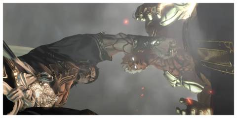 Yasha, after punching Asura to knock him sensible.