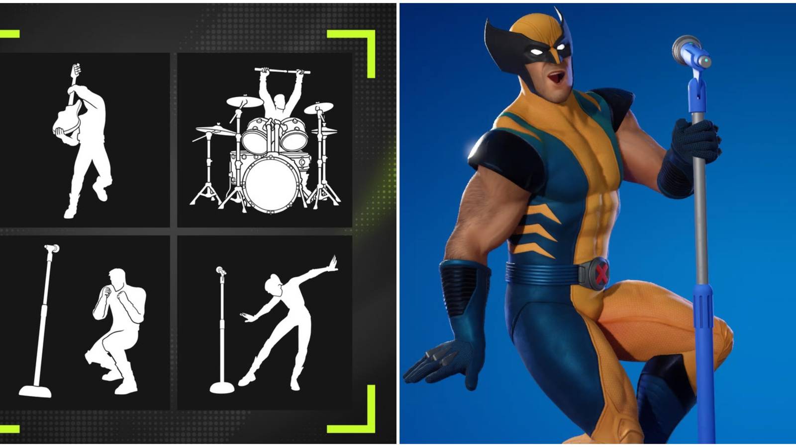 wolverine using the band flair emotes