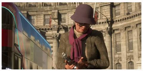 A grandma loading a gun in Watch Dogs Legion